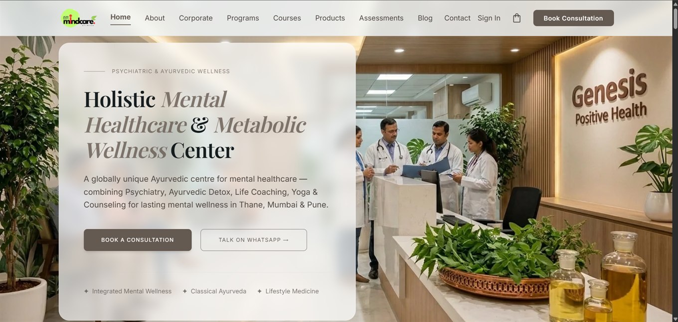 Genesis Positive Health - Healthcare Platform by Akash Katkar