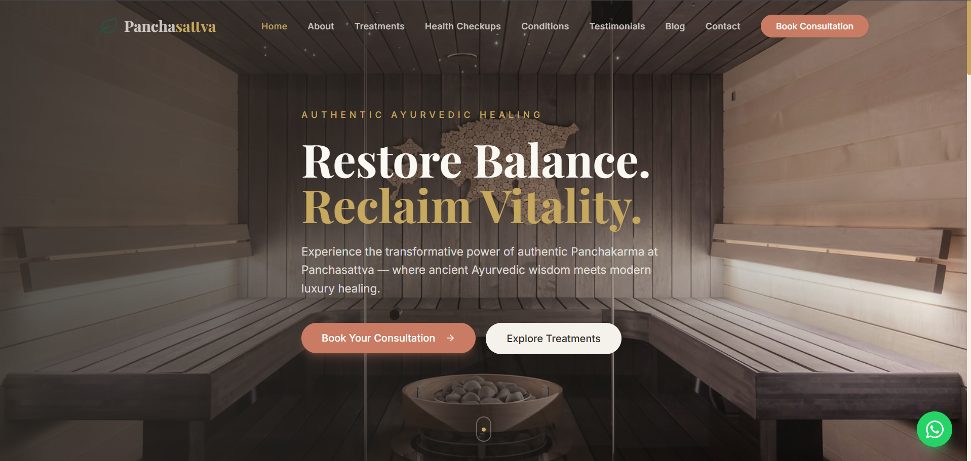 Panchasattva - Luxury Ayurvedic Panchakarma Platform by Akash Katkar